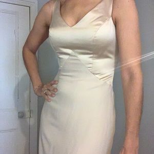 Jim Hjelm Occasions long cream gown